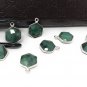 10 Pcs-Sterling Silver Charms for DIY Jewelry Making May Birthstone Charms 16.5X12mm A) 10 Pieces