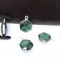 10 Pcs-Sterling Silver Charms for DIY Jewelry Making May Birthstone Charms 16.5X12mm A) 10 Pieces
