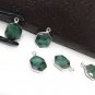 10 Pcs-Sterling Silver Charms for DIY Jewelry Making May Birthstone Charms 16.5X12mm A) 10 Pieces