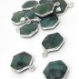 10 Pcs-Sterling Silver Charms for DIY Jewelry Making May Birthstone Charms 16.5X12mm B) 11 Pieces