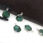 10 Pcs-Sterling Silver Charms for DIY Jewelry Making May Birthstone Charms 16.5X12mm B) 11 Pieces