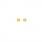 10k Yellow Gold Ball Style Stud Earrings (4.0 mm) D83906438