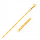 10k Yellow Gold Mariner Link Anklet 1