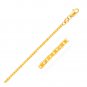 10k Yellow Gold Mariner Link Anklet 1