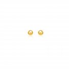 10k Yellow Gold Round Stud Earrings (5.0 mm) D96296653