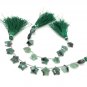 10mm Emerald Gemstone BeadJewelry Supplies Wholesale Bulk Beads 5' Strand- 10 Beads Default Title