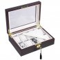 10Slots Single Watch Display Ebony Wood Matt LA01