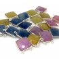 11 Pcs Natural SapphireSilver Findings Bulk Wholesale Jewelry Supplies 17.5 X14.5mm Default Title