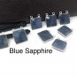 11 Pcs Natural SapphireSilver Findings Bulk Wholesale Jewelry Supplies 17.5 X14.5mm Default Title