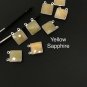 11 Pcs Natural SapphireSilver Findings Bulk Wholesale Jewelry Supplies 17.5 X14.5mm Default Title