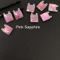 11 Pcs Natural SapphireSilver Findings Bulk Wholesale Jewelry Supplies 17.5 X14.5mm Default Title