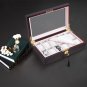 12Slots Single Watch Display Ebony Wood Matt LA01