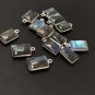 13 Pcs Labradorite Gemstone Charms; SterlingJewelry Making Jewelry Supplies 17x10mm Default Title