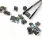 13 Pcs Labradorite Gemstone Charms; SterlingJewelry Making Jewelry Supplies 17x10mm Default Title