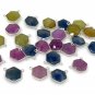 13 Pcs Natural SapphBulk Wholesale Jewelry Supplies Silver Jewelry Findings 17x20mm Default Title