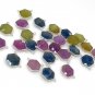 13 Pcs Natural SapphBulk Wholesale Jewelry Supplies Silver Jewelry Findings 17x20mm Default Title