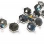 13 Pcs Natural Labradorite Double Bail Connectors Bulk Connector Charms 19.5x12.5mm Default Title