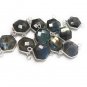 13 Pcs Natural Labradorite Double Bail Connectors Bulk Connector Charms 19.5x12.5mm Default Title