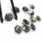 13 Pcs Natural Labradorite Double Bail Connectors Bulk Connector Charms 19.5x12.5mm Default Title
