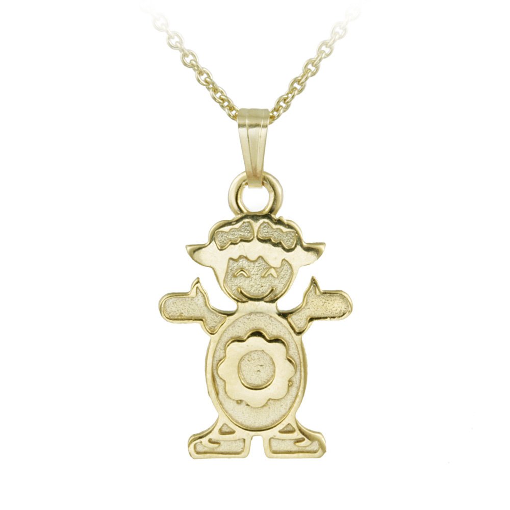 14K Gold Filled Clown Necklace PGF12401