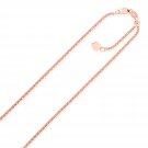 14k Rose Gold Adjustable Popcorn Chain 1