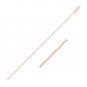 14k Rose Gold Cable Link Chain 1