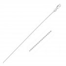 14k White Gold Bead Chain 1