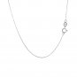 14k White Gold Classic Box Chain 0