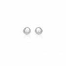 14k White Gold Classic Stud Earrings (8.0 mm) D24641446
