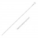 14k White Gold Rolo Chain 1