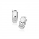 14k White Gold Snuggable Hoop Earrings D69755765