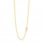 14k Yellow Gold Adjustable Cable Chain 1