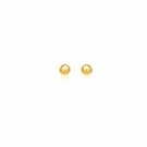 14k Yellow Gold Ball Style Stud Earrings (4.0 mm) D44704692