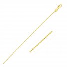 14k Yellow Gold Bead Chain 1