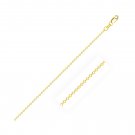 14k Yellow Gold Cable Link Chain 0