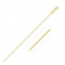 14k Yellow Gold Cable Link Chain 1