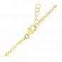 14k Yellow Gold Childrens Bracelet with Bar and Enameled Turtle