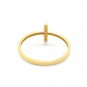 14k Yellow Gold Cross Motif Ring