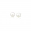 14k Yellow Gold Freshwater Cultured White Pearl Stud Earrings (4.0 mm) D74664532