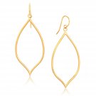 14k Yellow Gold Marquise Style Polished Earrings D166231