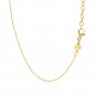 14k Yellow Gold Necklace with Bee Pendant