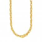 14k Yellow Gold Ornate Prince of Wales Chain Necklace
