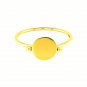 14k Yellow Gold Ring with Polished Oval