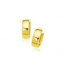 14k Yellow Gold Snuggable Hoop Earrings D48044302