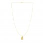 14k Yellow Gold with Round Roman Coin Pendant