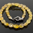 16.5' Genuine Yellow SapphiNatural Yellow Sapphire Necklace AAA Grade Gifts for Her Default Title