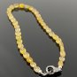 16.5' Genuine Yellow SapphiNatural Yellow Sapphire Necklace AAA Grade Gifts for Her Default Title