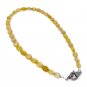 16.5' Genuine Yellow SapphiNatural Yellow Sapphire Necklace AAA Grade Gifts for Her Default Title