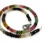 16.85' Natural Multi Tourmaline Necklace wit5.75mm - 6.5mm AAA Grade Gifts for Her Default Title