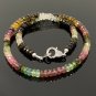 16.85' Natural Multi Tourmaline Necklace wit5.75mm - 6.5mm AAA Grade Gifts for Her Default Title